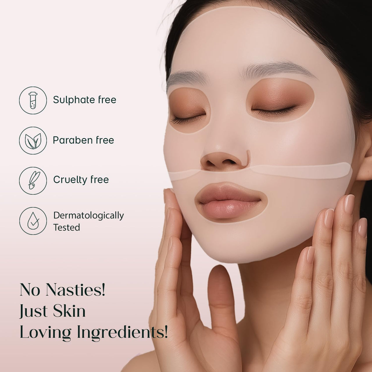 SeoulSkin Collagen Glass Skin Overnight Mask - Korean Collagen Face Mask with Low Molecular Collagen & Hyaluronic Acid, Pore Perfecting & Hydrating, Paraben-Free, For All Skin Types (1N)