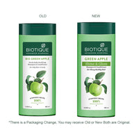 Biotique Green Apple Shine & Gloss Shampoo & Conditioner| Promotes Healthy, Shiny and Glossy Hair | Nourishes Scalp | Makes Hair Soft & Smooth |100% Botanical Extracts| All Skin Types | 180ml