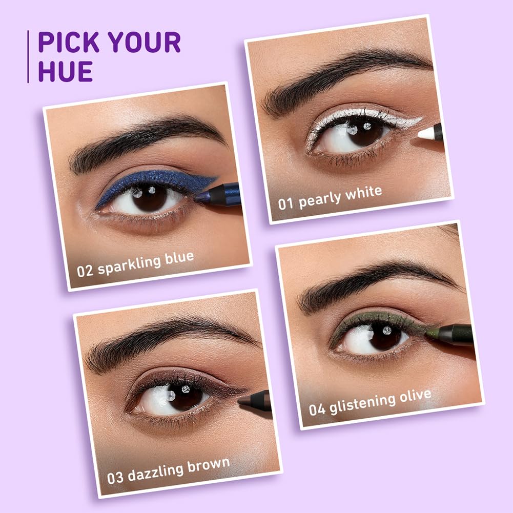 Plum Naturstudio Glitzy Gel Shimmery Eyeliner - 04 Glistening Olive