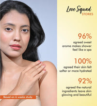 The Love Co. Warm Vanilla Body Wash | 100% Vegan Body Wash for Women and Men | Shower Gel for Smooth and Soft Skin | 50ml