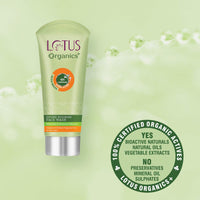 Lotus Organics+ Divine Nourish Face Wash | For Skin Nourishment & Hydration | Sulphate Free | 100ml