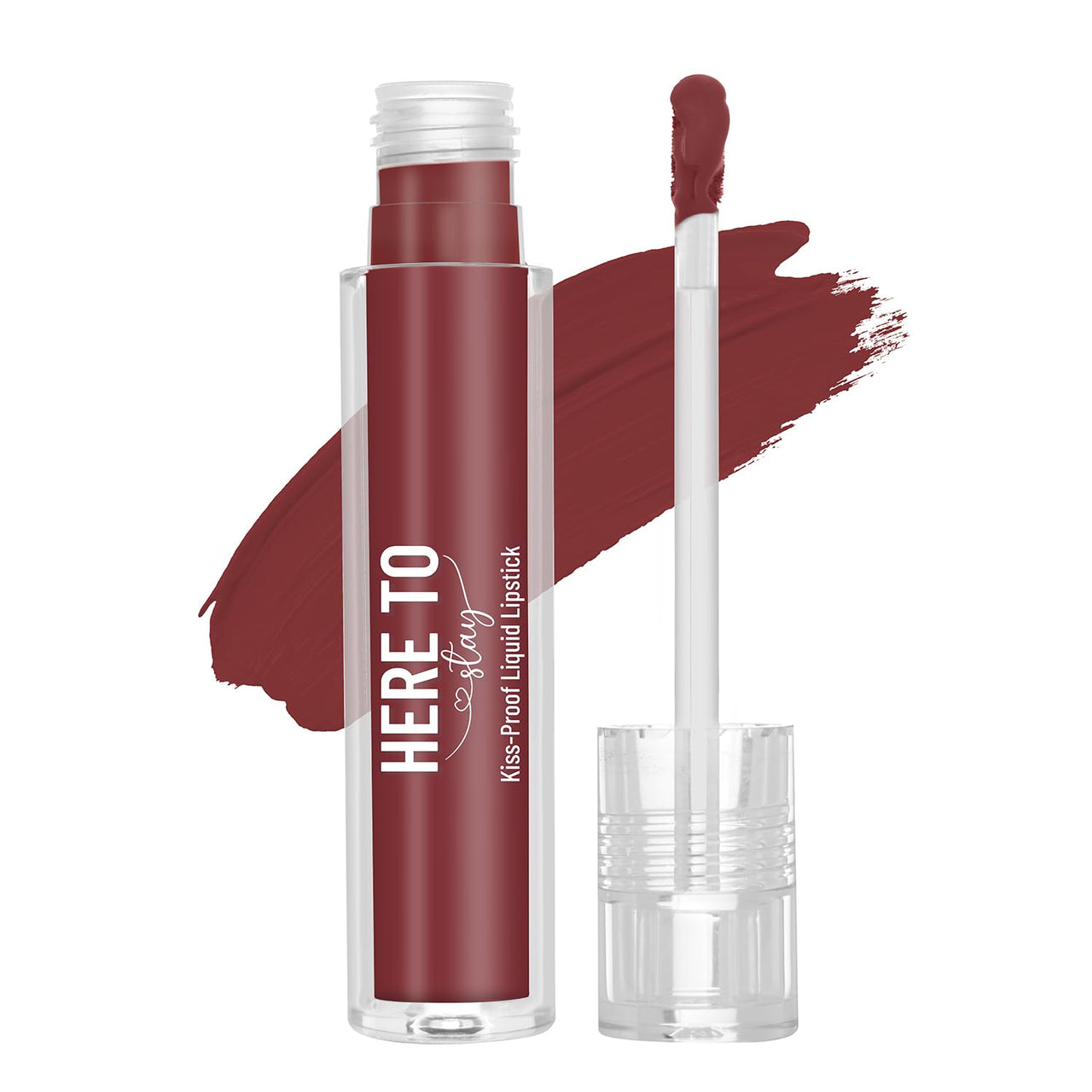 Swiss Beauty Select Here To Stay Liquid Matte Lipstick with Kiss-Proof Formula | Infused with Vitamin E | Non-Transfer, Smudgeproof | 12-18 Hrs Stay | Shade - Touch of Brown, 3ml |