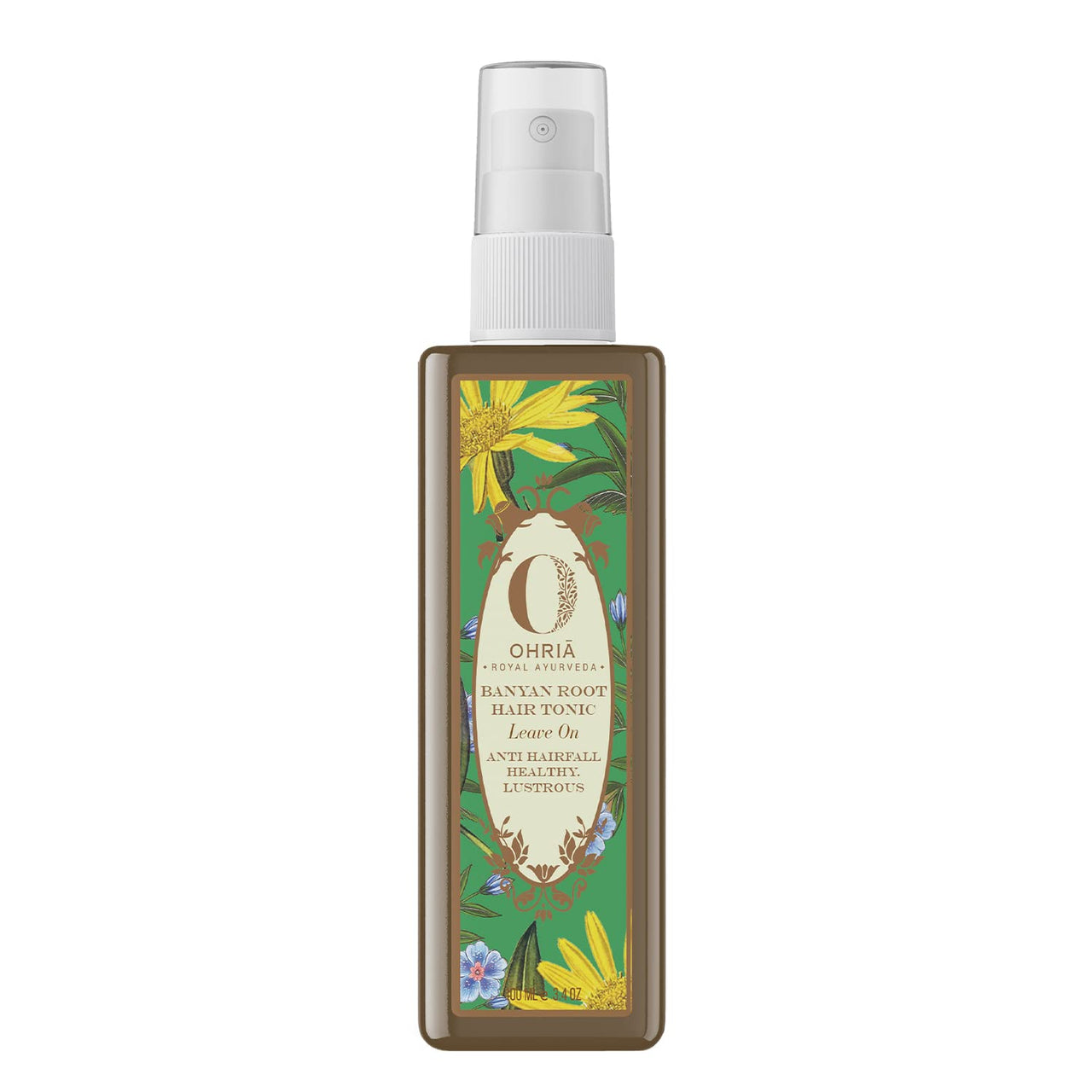Ohria Ayurveda Banyan Root Ayurvedic Hair Tonic for Hair Fall Control & Growth | With Hibiscus, Brahmi & Natural Herbs | Helps in Hair Growth for Men & Women | Anti-Hair Fall Solution | For All Hair Types - 100 ml