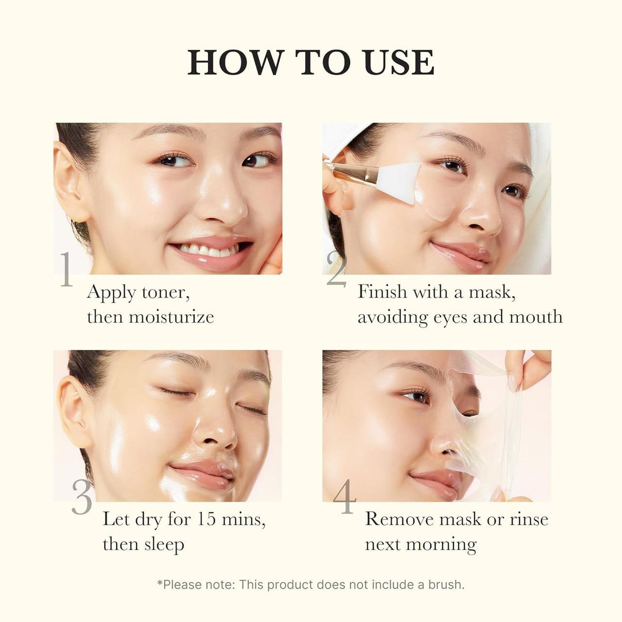 Kojic Acid Turmeric Overnight Wrapping Peel Off Mask – Brightens & Defends Against Skin Stress for a Clear, Glowing Complexion, Korean Skincare Facial Mask, 2.65 fl. oz.