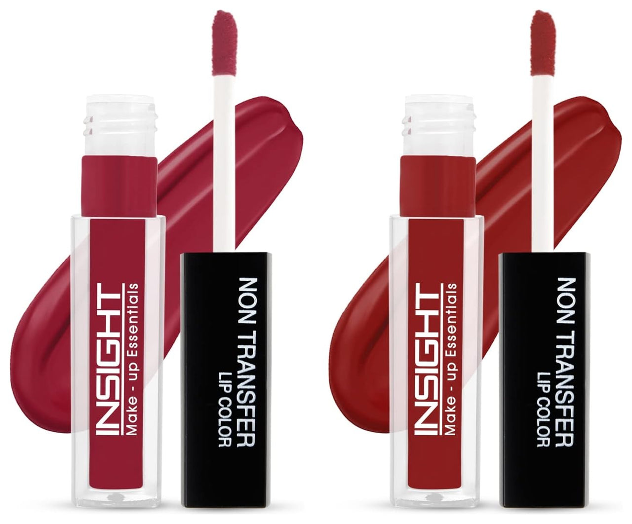 INSIGHT Non Transfer Matte Lip Color, 4Ml (22 Autumn) & Matte Lip Color, 4Ml (12 Red Room)