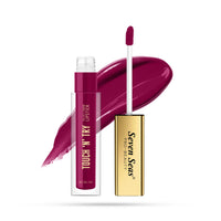 Seven Seas Touch N Try Velvet Liquid Lipstick | Matte Finish | One Swipe Application | Non Transfer | Water Proof | Liquid Lipstick for Women | Long Lasting Stay Up to 8 Hours (27, 4ML)