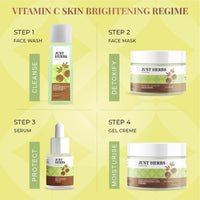 Just Herbs Spf 35+ Nosun Sunscreen For All Skin Types Gel, Lightweight, Broad Spectrum Pa 35++++- 50Ml & Skin-Rejuvenating Ayurvedic Face Wash Cleanser - 100 Ml Combo, Pack Of 1