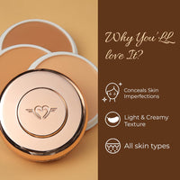Forever52 Daily Life High Coverage Tender Cream (Asher - 002) Radiant Foundation Concealer | Highlighter | Contour | Perfect For Longlasting Face Makeup