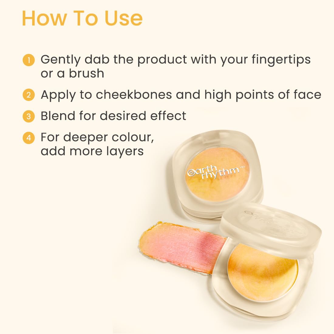 Earth Rhythm Pop Set Go Blend Easy Highlighter, Lightweight, Long Wear, Transferproof - 5gm (Fairy)
