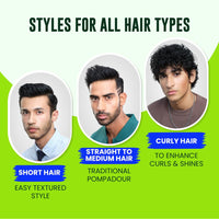 Set Wet Styling Hair Gel for Men - Party Shine, 250gm | Strong Hold, High Shine |For Short to Medium Hair| No Alcohol, No Sulphate