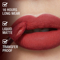 Maybelline New York Liquid Matte Lipstick, Long Lasting, 16hr Wear, Superstay Matte Ink, 15 Lover, 5ml