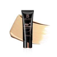 LAKYOU BEAUTY High Coverage Foundation Cream | Weightless | Matte Effect | Long Lasting | Waterproof Base Foundation | Shade-04 (Natural Nude) | 80ml