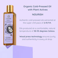 Little Rituals BLACK SESAME - BABY MASSAGE OIL Certified Organic, Wood Cold-Pressed for Skin and Hair with SWISS Plant Actives - 200 ml. Dermatologist Tested by Pediatrics, Mild & Gentle & Safe