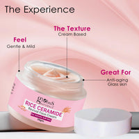 Globus Natural Rice Ceramide Revival Face Cream, Enriched with Sunflower & Coffee, For Velvety Soft Skin, 50 gm