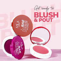 Mila Beaute BaeBee Lip & Cheek Tint I Creamy Formula, Matte Finish I Long Lasting I With Jojoba Oil (04 Fresh Red)