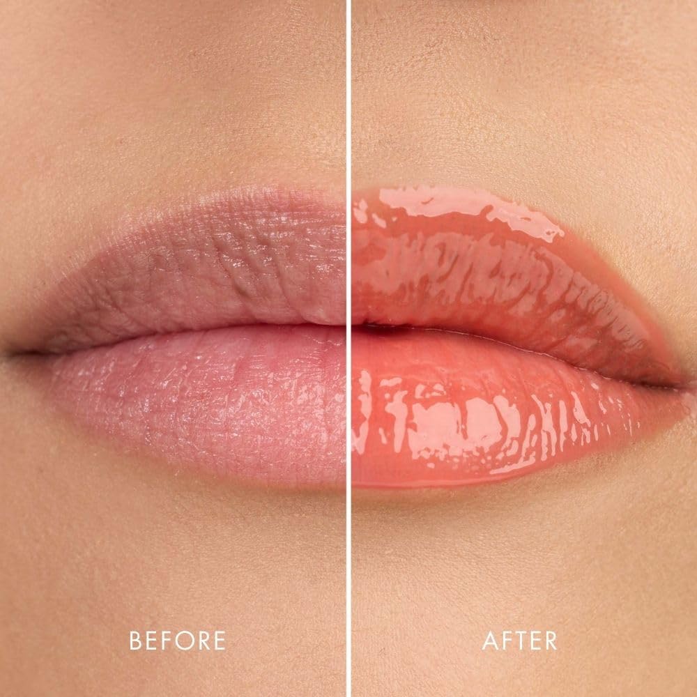 HYUE HydraGlow™ Tinted Lip Treatment (6 ml) | Corallina | 24‑Hour Hydration with Sea Buckthorn Oil & Kokum Butter | Non‑Sticky | High‑Shine | Nourishing & Vegan Formula | Chunky Applicator