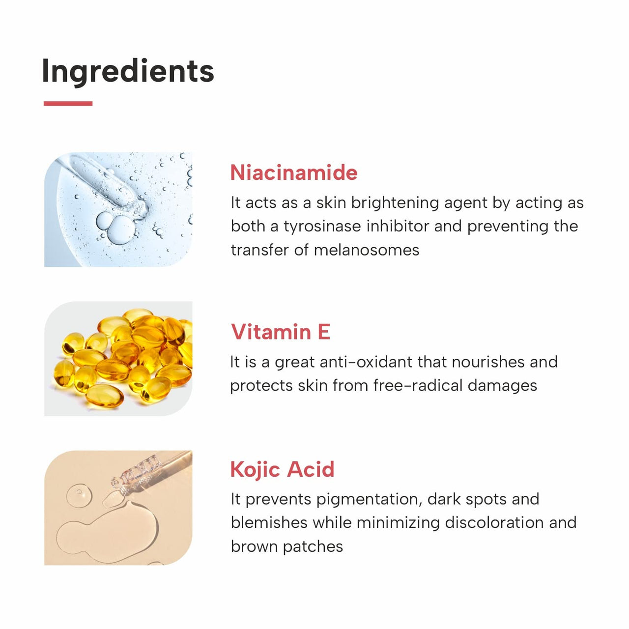 DERMATOUCH Bright & Even Tone Face Wash with Niacinamide, Vitamin E and Kojic Acid | Daily Gentle Face Wash For Tan, Pigmentation, Uneven Tone - 30G