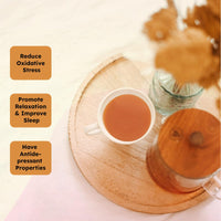 Golden Tips Saffron Cardamom (Elaichi) Exotic Robust CTC Chai 250 Gram