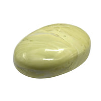 Serpentine Palm Stone - Pocket Massage Worry Stone for Natural Body Chakra Balancing, Reiki Healing and Crystal Grid Serpentine
