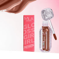 Mila Beauté Gloss Girl Lip Gloss | Enriched With Mango Seed Butter & Hyaluronic Acid | Light Weight & Non-Sticky Formula | Gives Fuller-Lip Effect & Extra Hydration | High Shine Finish-(Not Today, 2.8 ml)