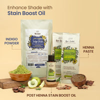 Nat Habit - Fresh Ready To Apply Henna Paste, Pre-Soaked in Black Tea and Herbs,100% Natural Rajasthani Henna, Imparts Rich Brown Shade (Pack of 2 x 220g)