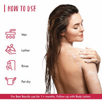 THE LOVE CO Salicylic Acid 02% Body Wash - Body & Back Acne | Paraben & SLS Free | Prevents Dry, Rough, Bumpy, and Strawberry Skin | Deep Cleanses Skin | For Men & Women | Body Shower Gel 250ml