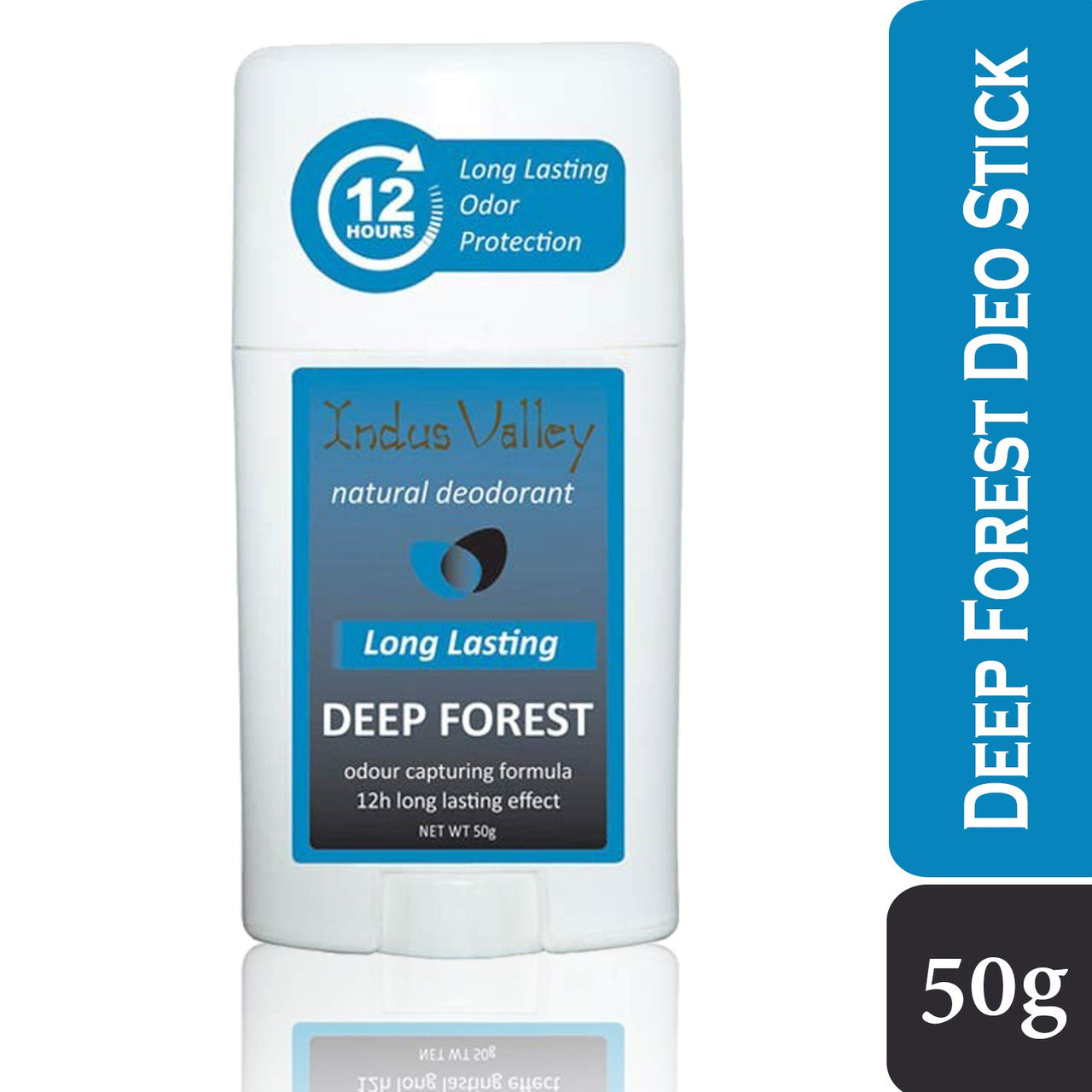 INDUS VALLEY Deo Stick Combo || Alcohol Free & Aluminium Free Deodrant Stick For Daily Use(12 Hour Long Lasting Effect) Combo of Unscented, Deep Forest, Lavender, Lemongrass & Wicked Cool 50g*5=250g