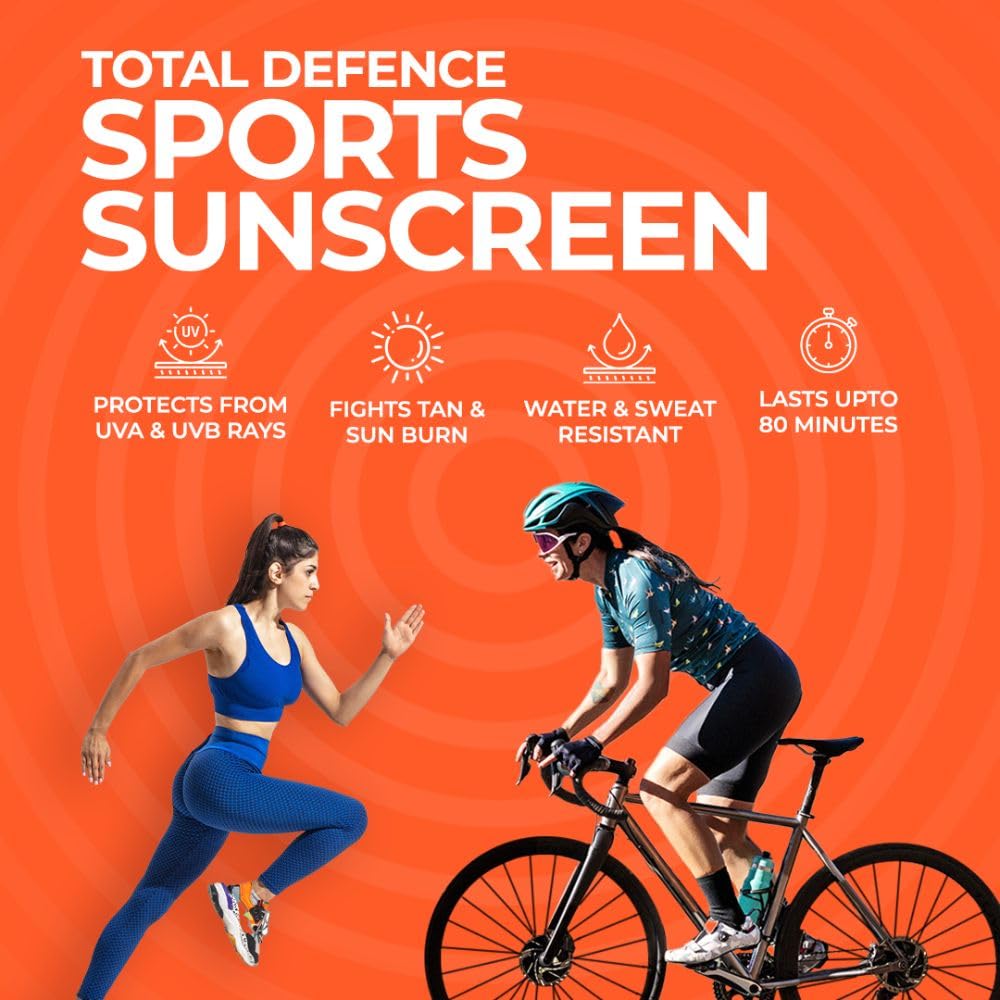Elemnt Invisible Clear Zinc Sports Sunscreen SPF 50 with Broad Spectrum PA+++ | No White Cast | Waterproof Sunscreen for Beaches & Pool, All Outdoor Sports | Formulated for Prolonged Sun Exposure | Unisex | 100ml