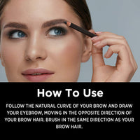 Colorbar Stunning Brow Pencil Chestnut, Dark Brown, 1.08g | Lightweight | Smudgeproof | Oil free formula