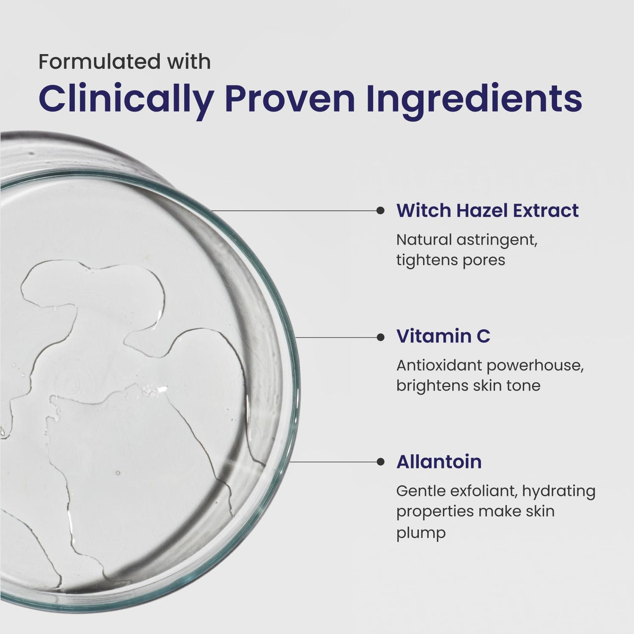 RE' EQUIL Vitamin C Face Liquid Toner for Hyperpigmentation Removal and Even Skin Tone with Hyaluronic Acid - 100ml