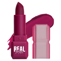 Mila Beauté Real Matte Lipstick | Enriched With Rosehip Extract | Ultra Matte Finish & Long Lasting I Single Swipe, Lightweight & Comfortable - 12-HOLLYWOOD PINK