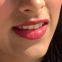 DAUGHTER EARTH Vegan Lip and Cheek Tint | Matte Natural Blush for Women | Lip Tint with Vitamin E | Nourishing Cheek Tint, 4.5g - Foncé Red (Maroon)
