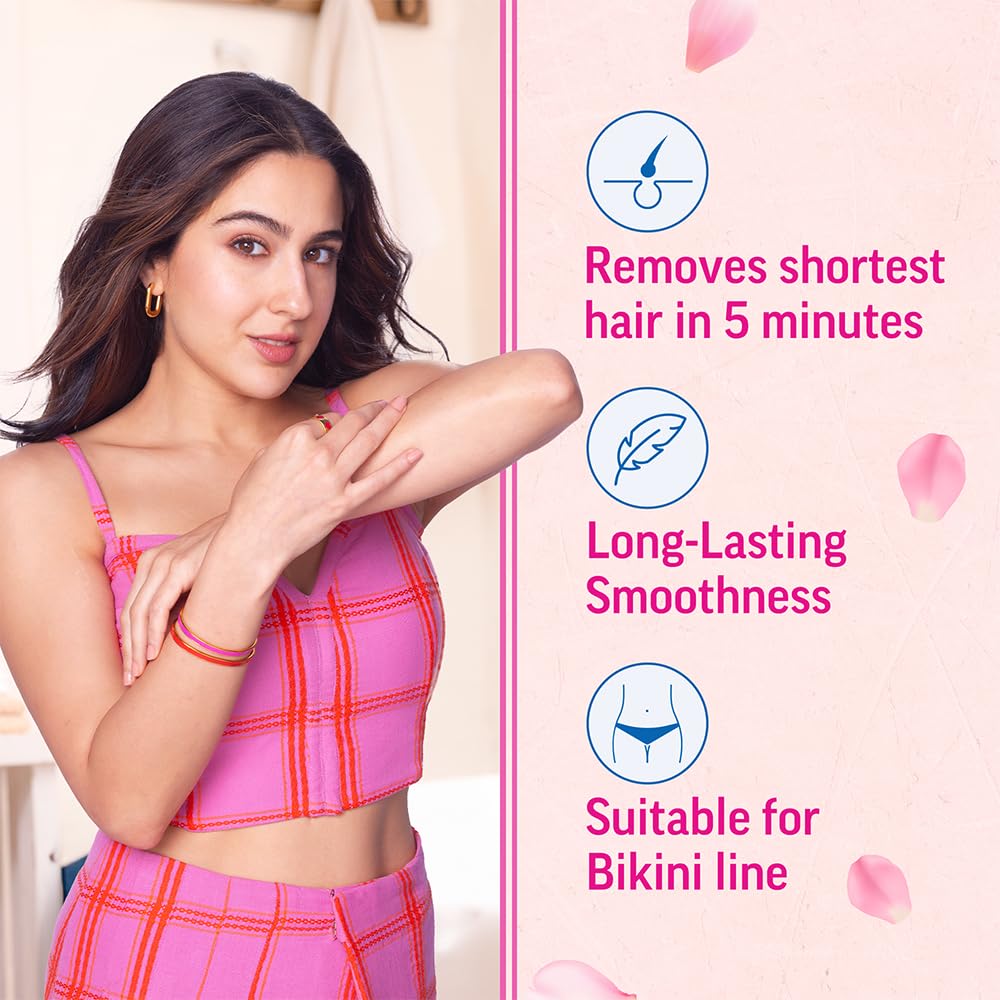 Veet Pure Hair Removal Cream for Women For Normal Skin - 100g | Suitable for Legs, Underarms, Bikini Line, Arms