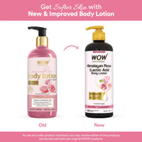 WOW Skin Science Himalayan Rose Body Lotion For Light Hydration - Normal To Oily Skin - with Rose Water, Beetroot Extract - 400mL