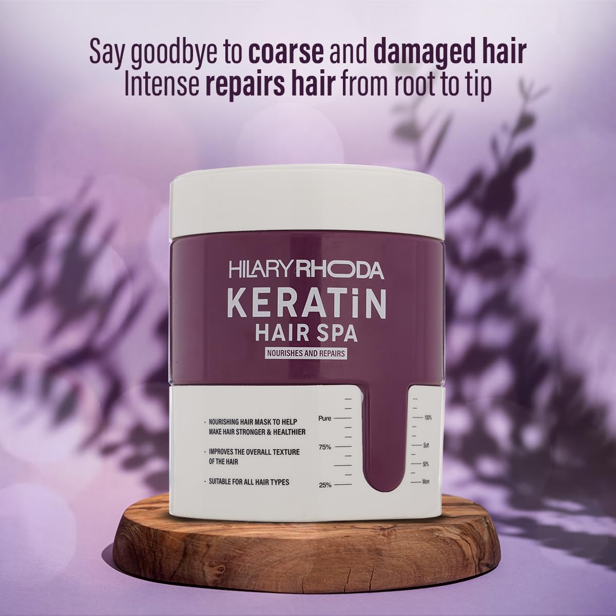 Hilary Rhoda Keratin Hair Spa | Deep Conditioning For Dry, Frizzy & Damaged Hair | Total Hair Repair | Strengthening & Smoothing Hair|At-Home Hair Spa Treatment | For All Hair Types| 1000 millilitre