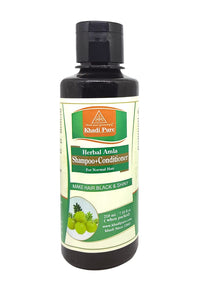 Khadi Pure Herbal Amla Shampoo/Hair Cleanser + Conditioner, 210 ml