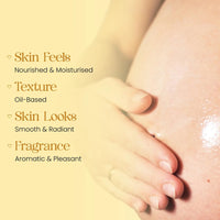 Milagro Beauty Ayurvedic Belly Oil | Stretch Marks Treatment | Scar Removal Oil| Pregnancy And Breastfeeding Safe | Sweet Almond Oil+20 Botanical Ingredients | Fresh And Old Scar Healing | 100Ml