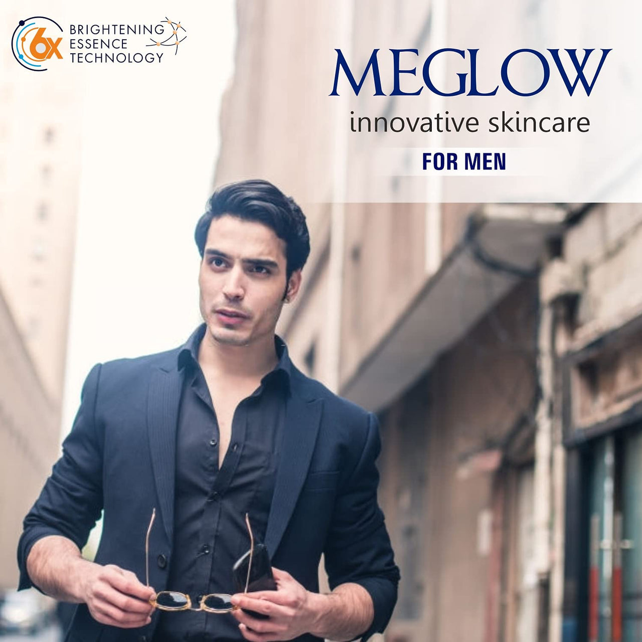 Meglow Men combo Pack of 3- Fairness Cream 50 g(1) and Men's Instant Glow Facewash 70g (2) for Brighter and Refreshing Skin | Rakhi Gift for Brother | Gift for Husband and Boyfriend