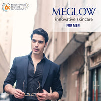 Meglow Men combo Pack of 3- Fairness Cream 50 g(1) and Men's Instant Glow Facewash 70g (2) for Brighter and Refreshing Skin | Rakhi Gift for Brother | Gift for Husband and Boyfriend
