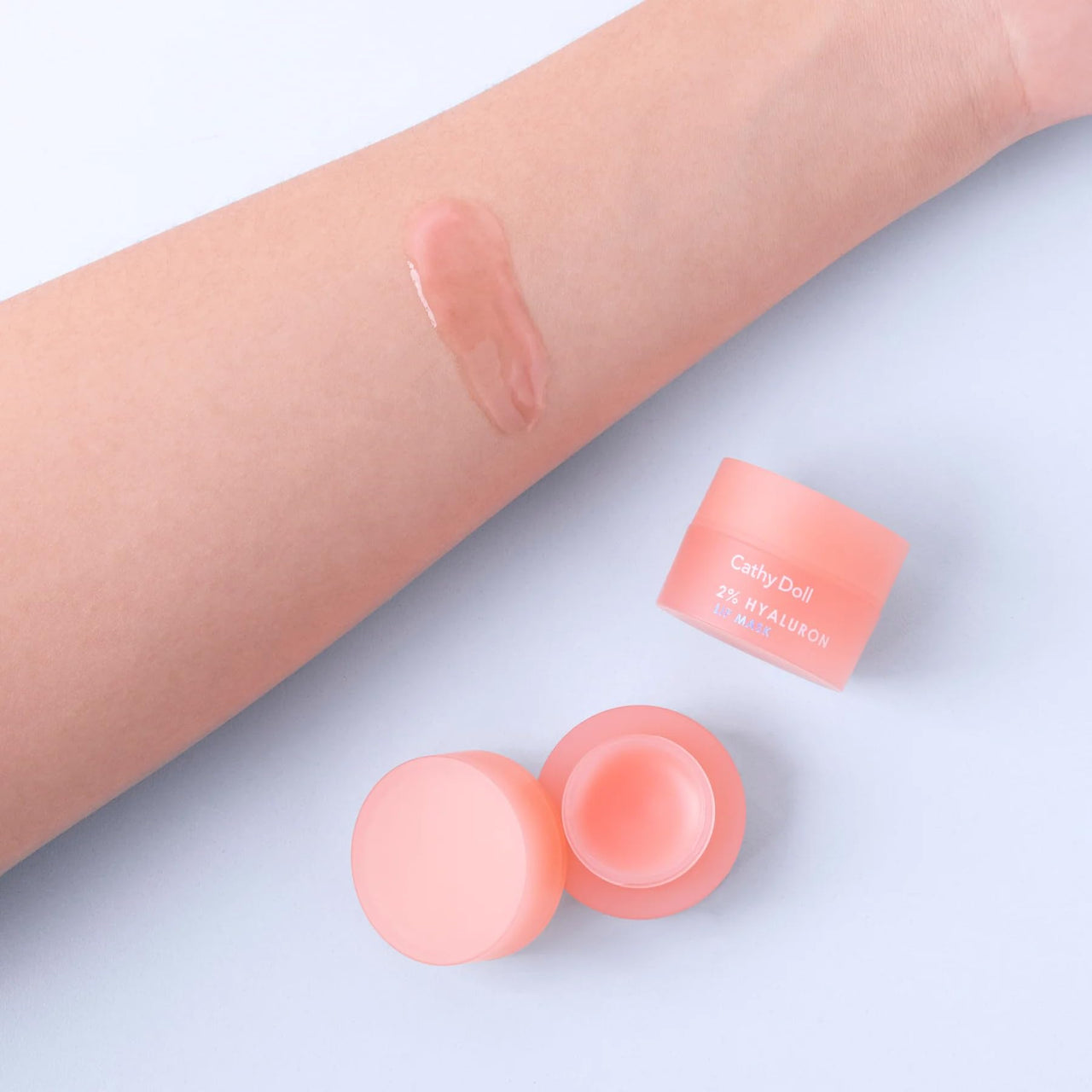 Cathy Doll 2% Hyaluron Lip Mask Peach – 4.5g | Hydrating Overnight Lip Treatment with Hyaluronic Acid | Nourishing Lip Care for Dry, Chapped Lips
