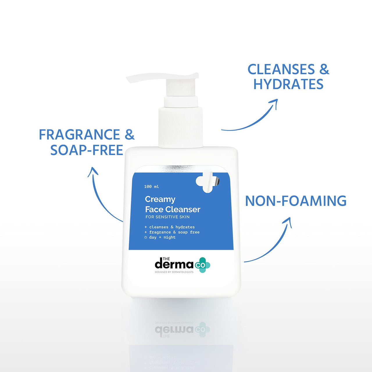 The Derma Co Creamy Cleanser for Sensitive Skin | 100 ml