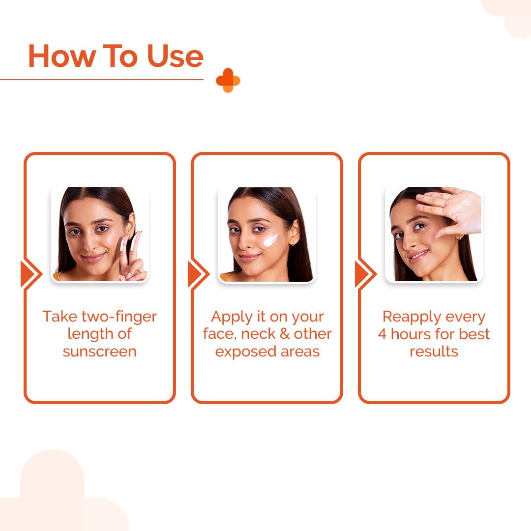 The Derma Co 1% Hyaluronic Sunscreen Hydrating Gel SPF 50 PA++++ | For Dry, Sensitive Skin | Lightweight Texture | No White Cast | UVA/UVB, Broad Spectrum Protection & Blue Light Protection | Non- Comedogenic | Clinically Tested - (In -Vivo) | Tan Protect