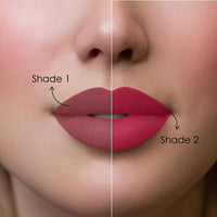 Blue Heaven 2 in 1 Festive Lipstick | Dual Shade | Ultra Lightweight Soft Matte Finish | Long Stay Comfort Wear Lipsticks for Women |C7| 4gm