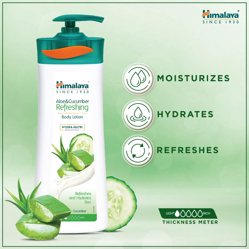 Himalaya Herbals Purifying Neem Face Wash, 200ml And Himalaya Herbals Aloe and Cucumber Refreshing Body Lotion, 400ml