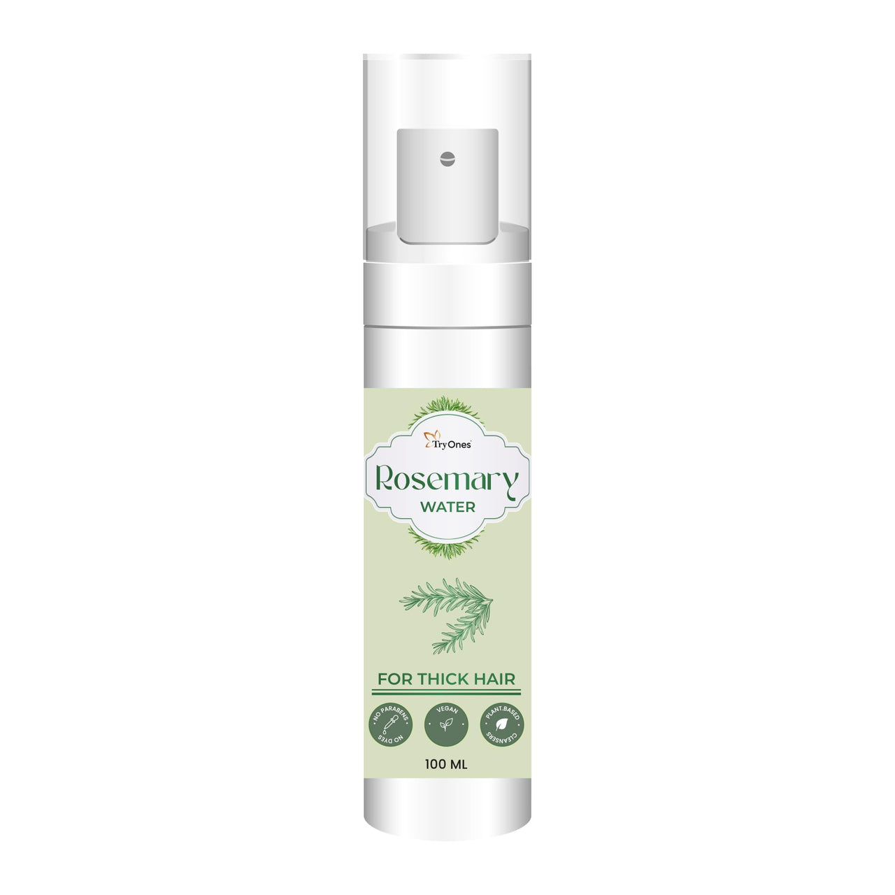TryOnes Rosemary Water For Hair Growth | Mist Spray for Hairfall | Rosemary Hair Mist For Thick hair| Adds Shine & Helps Reduce Hairfall, Strengthens | For All Types | For Men & Women