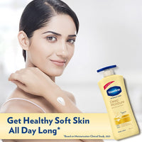 Vaseline Intensive Care Deep Moisture Nourishing Body Lotion 600 ml, Daily Moisturizer for Dry Skin, Gives Non-Greasy, Glowing Skin - For Men & Women (Pack of 2)