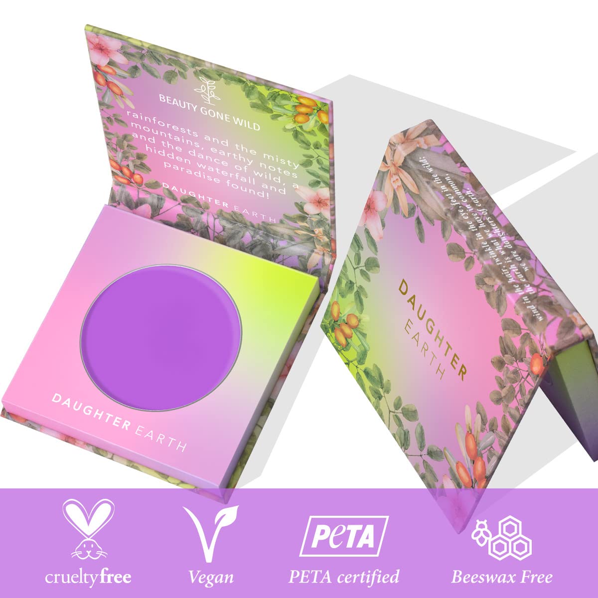 DAUGHTER EARTH Purple Blush With Java Plum + Vitamin E | Vegan Plant Based With UV Protection | Long Lasting Easy To Blend Weightless Texture Feels Silky & Smooth | For All Skin Tones | 4.5 gm