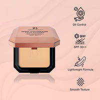 Lakyou Beauty 2in1 High Coverage Compact Powder | Oil Control | SPF-30++ | Waterproof | Matte And Shimmer Shade | Long Lasting | 30g (04(Natural Nude))