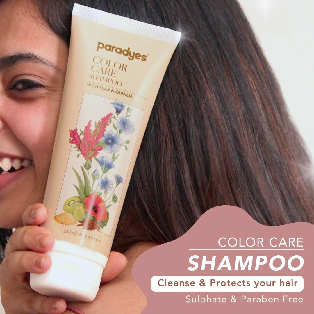 Paradyes Color Care Shampoo with Flex & Quinoa, Sulfate & Paraben Free, Color Protection & Vibrancy