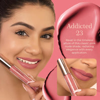Parul Garg Beauty Featherlite Matte Liquid Lipstick | High-Pigment, Long-Wear & Non-Drying | Lightweight & Transfer-Proof | 100% Vegan & Clean Beauty |Addicted 23 - Classic Pink Nude| 2.5ml